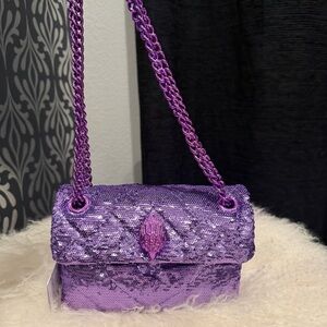 Kurt Geiger rare Purple Sequin mini crossbody bag (rare release in early 2000’s)